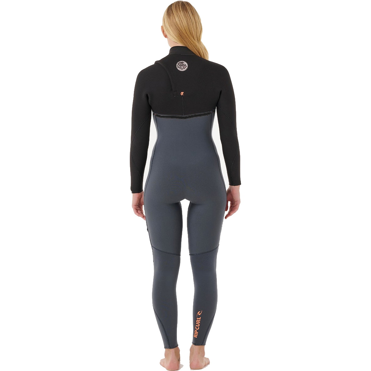 2026 Rip Curl Femmes E-Bomb 4/3mm Chest Zip Combinaison Néoprène 16NWFS - Charcoal